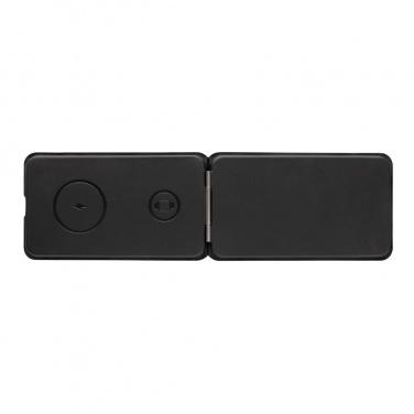 Logo trade promotional item photo of: Swiss Peak RCS rPU 15W  3-in-1 magnetic wireless charger