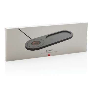 Logo trade corporate gift photo of: Encore 10W wireless charging valet tray