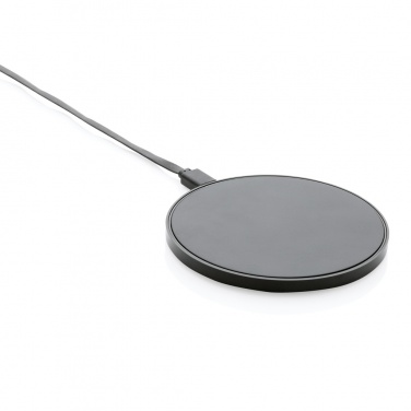 Logo trade promotional product photo of: RCS standard recycled plastic 10W wireless charger