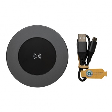 Logotrade promotional product image of: Terra RCS recycled aluminium 10W wireless charger