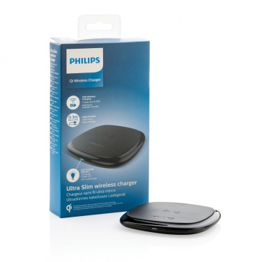 Logo trade promotional gifts picture of: Philips 10W Qi wireless charger