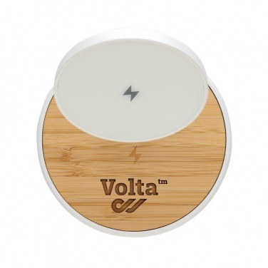 Logo trade promotional products image of: Ontario RCS rplastic 15W magnetic charging 2 in 1 stand