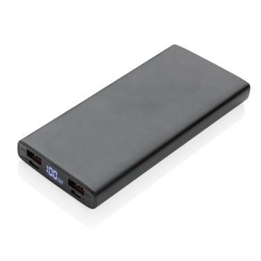 Logo trade promotional merchandise image of: Aluminium 18W 10.000 mAh PD Powerbank