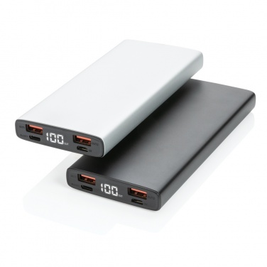 Logo trade promotional giveaway photo of: Aluminium 18W 10.000 mAh PD Powerbank