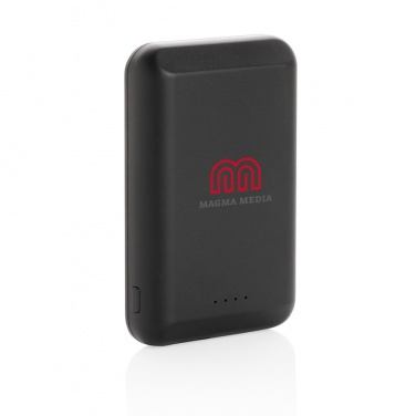 Logo trade corporate gifts picture of: Magnetic 5.000 mAh 5W wireless powerbank