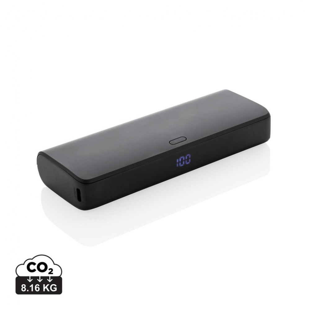 Logo trade corporate gift photo of: FlashCharge RCS rplastic 20000 mah fast charge powerbank