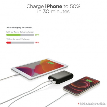 Logotrade business gift image of: Urban Vitamin Alameda 10.000 mAh 18W PD powerbank