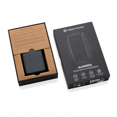 Logo trade promotional item photo of: Urban Vitamin Alameda 10.000 mAh 18W PD powerbank