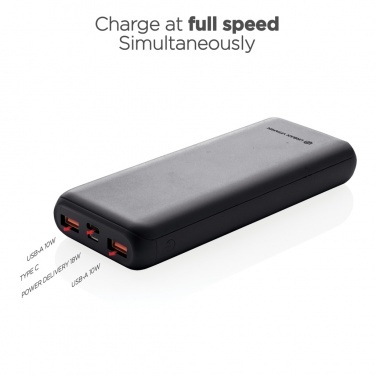 Logotrade promotional product picture of: Urban Vitamin Pasadena 20.000 mAh 18W PD powerbank