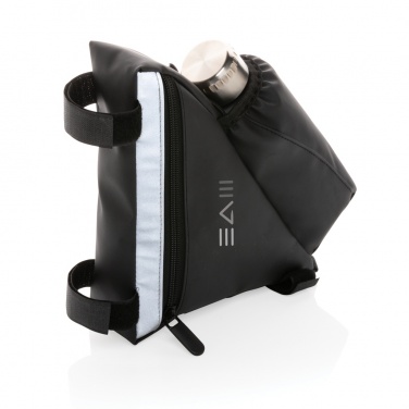 Logo trade promotional items picture of: PU high visibility bike frame bag with bottle holder