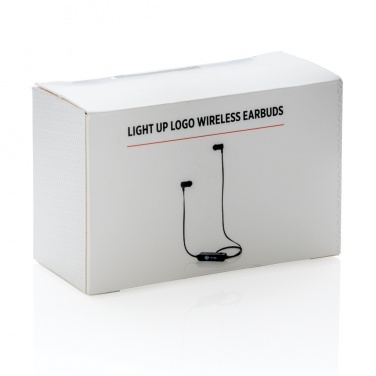 Logo trade corporate gift photo of: Light up logo wireless earbuds