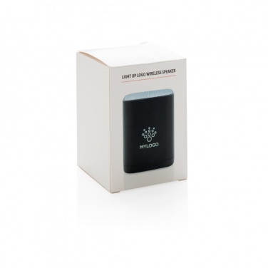 Logo trade business gift photo of: Light up logo wireless speaker