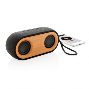 Logotrade promotional giveaway picture of: Bamboo X double speaker
