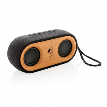 Logotrade corporate gift image of: Bamboo X double speaker