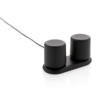 Logo trade promotional products image of: Double induction charging speaker