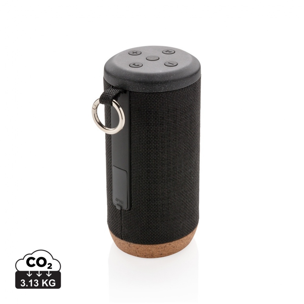 Logo trade promotional gifts picture of: Baia 10W wireless speaker, cork