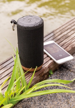 Logo trade promotional items image of: Baia 10W wireless speaker, cork