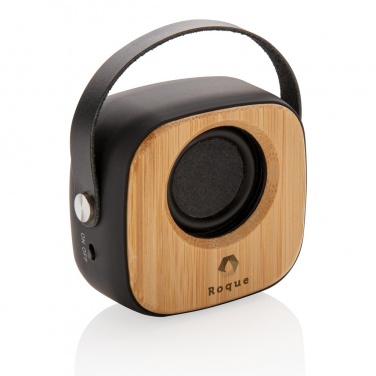 Logo trade promotional products picture of: Bamboo 3W Wireless Fashion Speaker