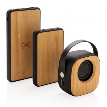 Logotrade promotional product image of: Bamboo 3W Wireless Fashion Speaker
