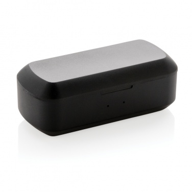 Logo trade promotional items image of: Free Flow TWS earbuds in charging case