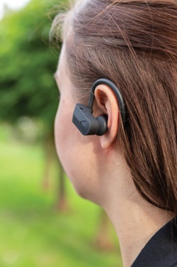 Logo trade promotional products picture of: TWS sport earbuds in charging case