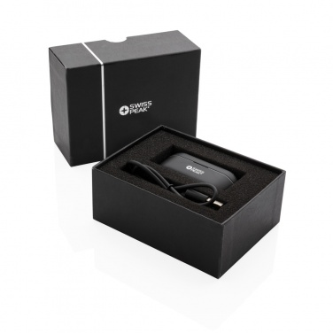 Logo trade promotional merchandise picture of: Swiss peak TWS earbuds