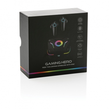 Logotrade corporate gift picture of: RGB gaming earbuds with ENC