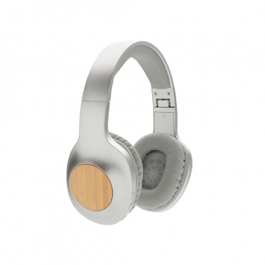 Logotrade corporate gift image of: Dakota Bamboo wireless headphone
