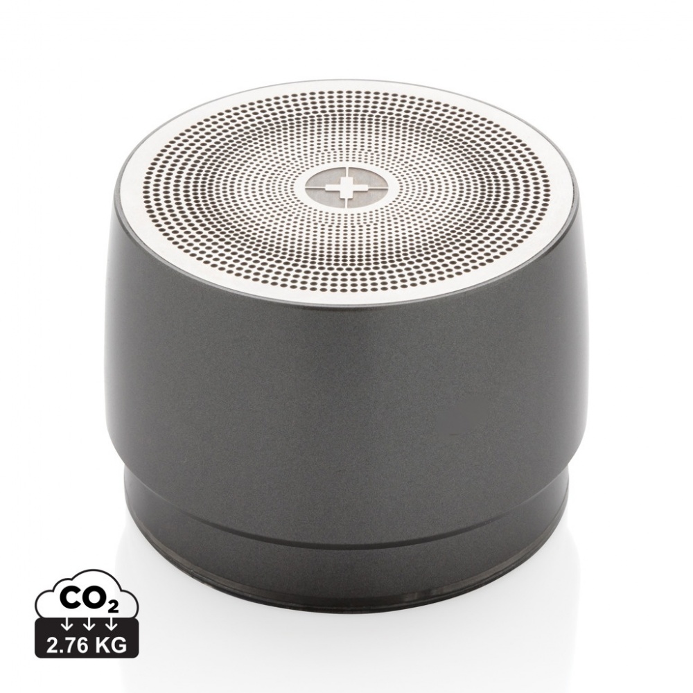 Logo trade promotional products image of: Swiss peak 5W wireless bass speaker