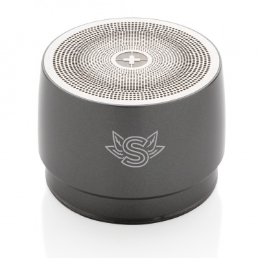 Logo trade advertising products image of: Swiss peak 5W wireless bass speaker