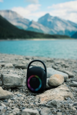 Logo trade advertising product photo of: RCS recycled plastic Lightboom 5W Clip speaker