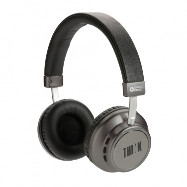 Logo trade corporate gift photo of: Swiss Peak wireless headphone V3