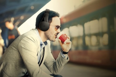 Logo trade promotional item photo of: Motorola MOTO XT500 wireless over ear headphone