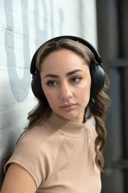 Logo trade advertising product photo of: Urban Vitamin Cupertino RCS rplastic ANC headphone