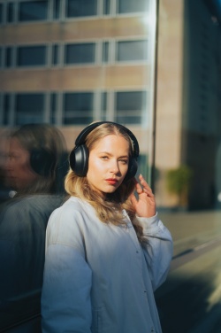 Logo trade advertising products image of: Urban Vitamin Cupertino RCS rplastic ANC headphone