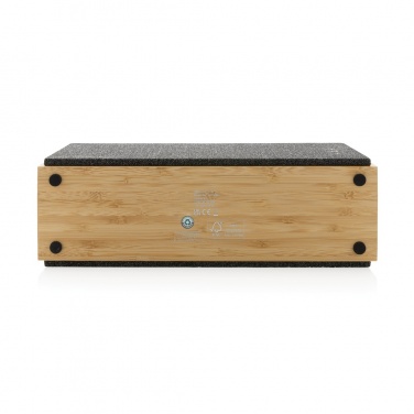 Logotrade corporate gift image of: Wynn 20W bamboo wireless speaker