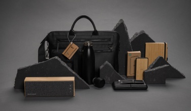 Logotrade promotional item image of: Wynn 20W bamboo wireless speaker