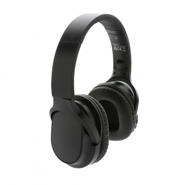 Logo trade corporate gift photo of: RCS recycled plastic Elite Foldable wireless headphone