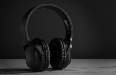 Logotrade advertising product image of: RCS recycled plastic Elite Foldable wireless headphone