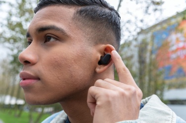 Logo trade advertising product photo of: Urban Vitamin Gilroy hybrid ANC and ENC earbuds