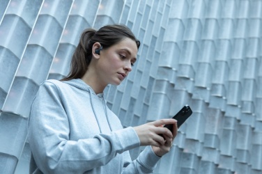 Logo trade advertising products image of: Urban Vitamin Pacifica RCS rplastic earbuds