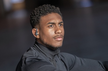 Logotrade promotional giveaway picture of: Urban Vitamin Pacifica RCS rplastic earbuds