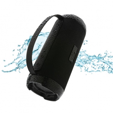 Logo trade promotional product photo of: RCS recycled plastic Soundboom waterproof 6W speaker