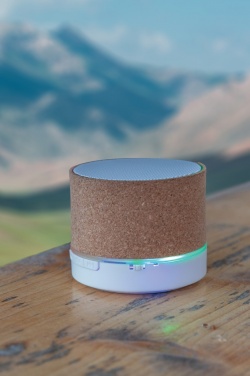 Logo trade promotional gifts picture of: Cork 3W wireless speaker