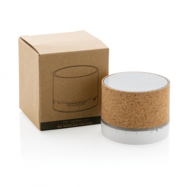 Logotrade promotional gift image of: Cork 3W wireless speaker