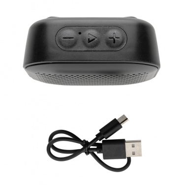 Logo trade promotional merchandise picture of: RCS recycled plastic Soundbox 3W speaker