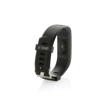Logo trade promotional merchandise picture of: RCS recycled TPU Sense Fit with heart rate monitor