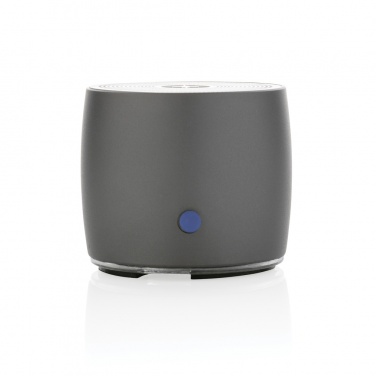 Logo trade advertising products picture of: Swiss Peak RCS recycled aluminum 3W bass speaker