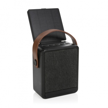 Logotrade promotional product image of: Skywave RCS recycled plastic solar speaker 12W