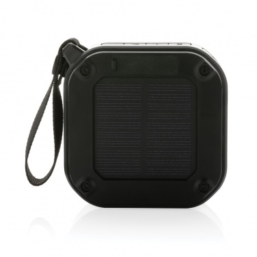 Logotrade promotional gift picture of: 3W RCS recycled plastic wireless sunwave solar speaker